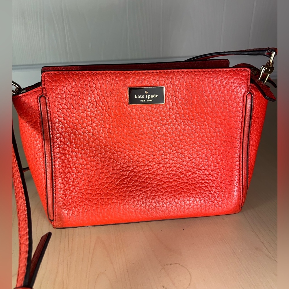 Kate Spade Coral Orange Crossbody Bag